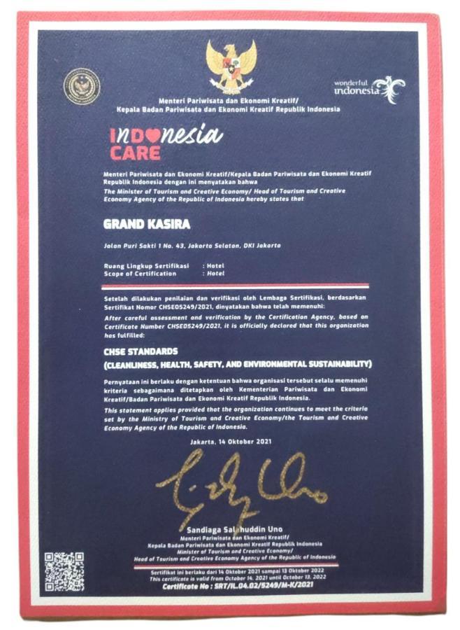 Grand Kasira Otel Cakarta Dış mekan fotoğraf